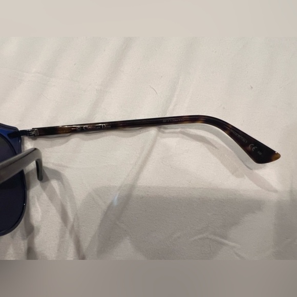 Christian Dior Blue Reflective Mirrored Sunglasses - Picture 10 of 10